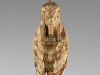 Aeg H 6  Aeg H 6, 30. Dynastie bis Ptolemäerzeit, Ptah-Sokar-Osiris-Statuette, Sykomorenholz, H 45,0 cm, B 13,0 cm, T 10,5 cm : Bestandskatalog Ägypten, Museumsfoto: Claus Cordes